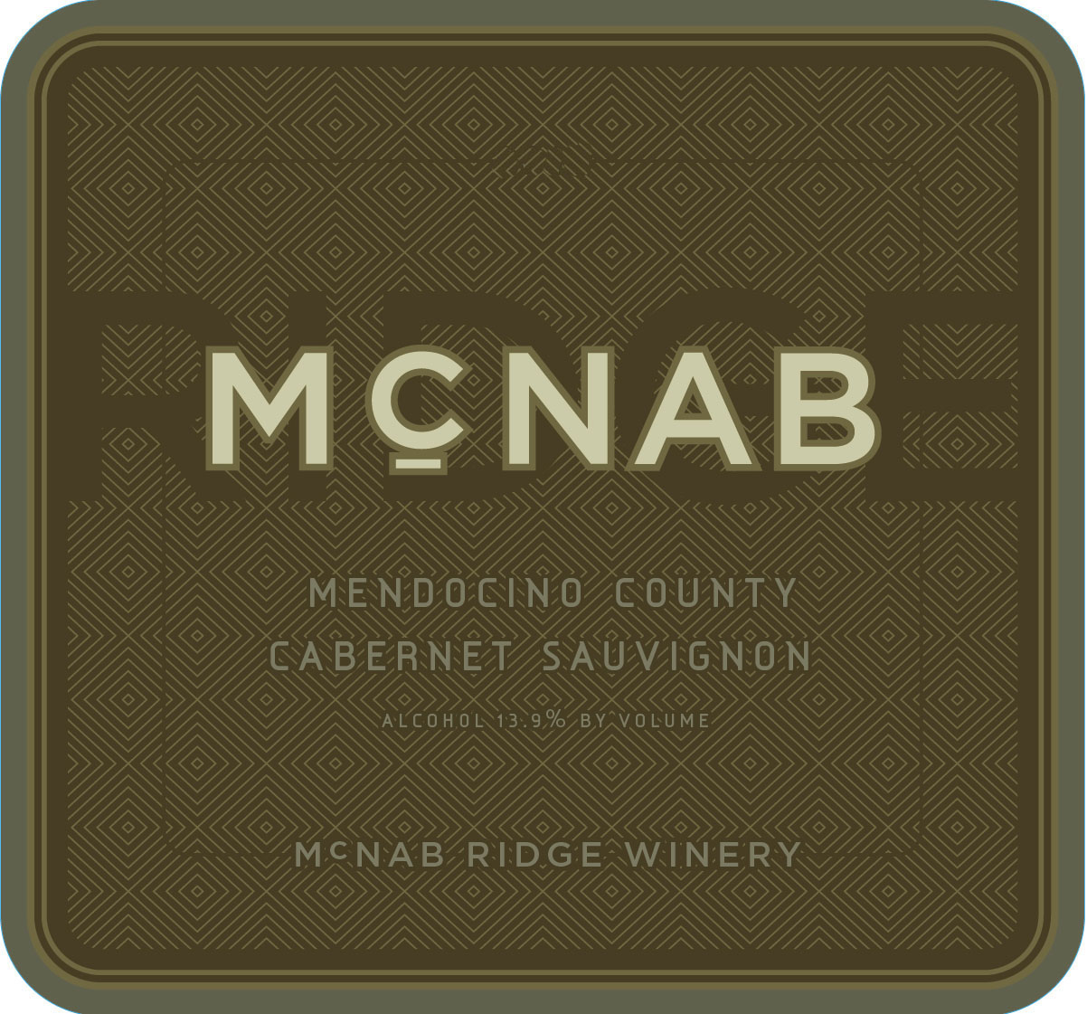 McNab Ridge - Cabernet Sauvignon label