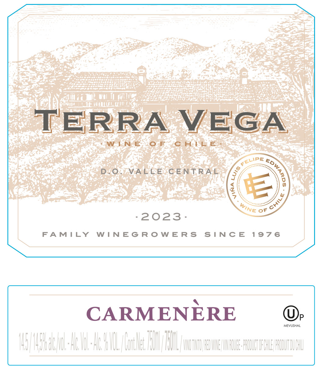 Terra Vega - Carmenere label