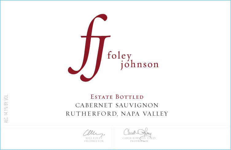 Foley Johnson - Rutherford Estate - Cabernet Sauvignon label