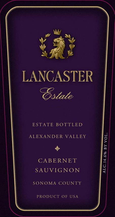Lancaster Estate - Cabernet Sauvignon label