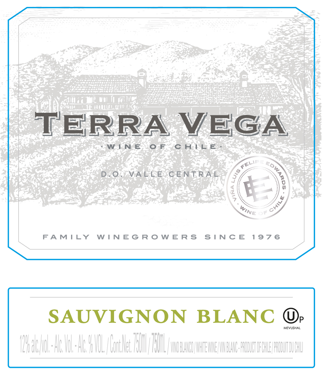 Terra Vega - Sauvignon Blanc label