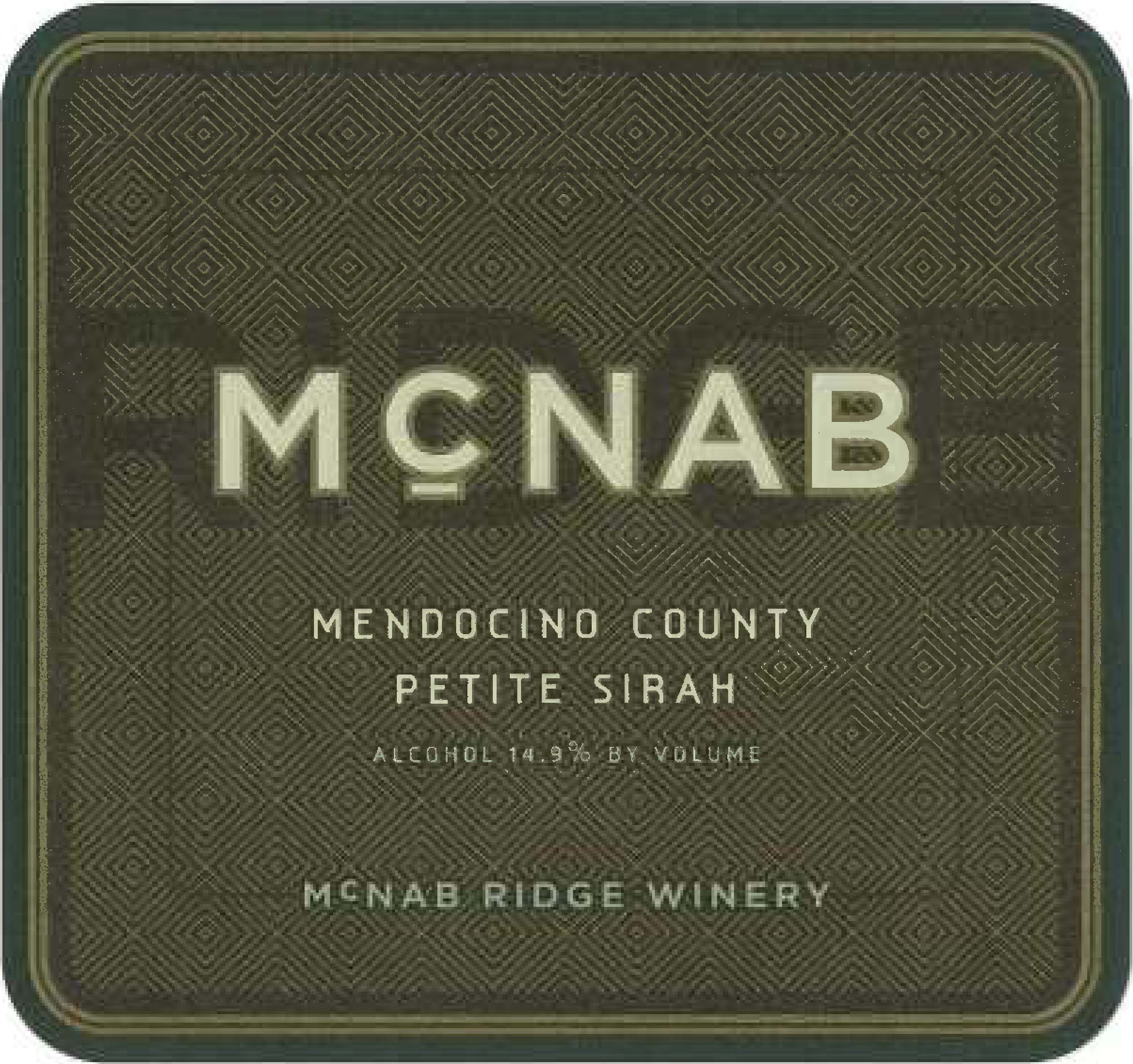 McNab Ridge - Petite Sirah label