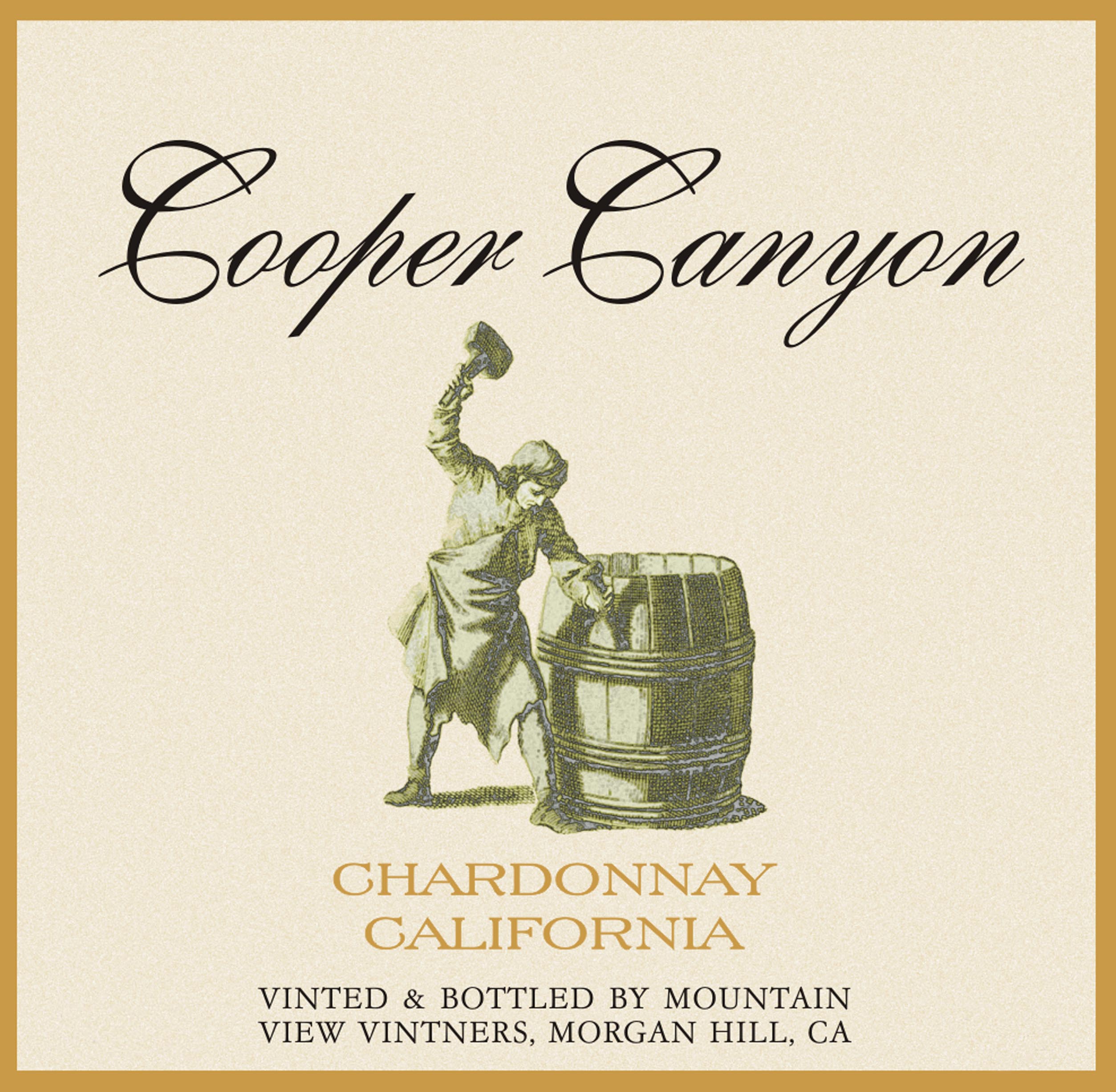 Cooper Canyon - Chardonnay label