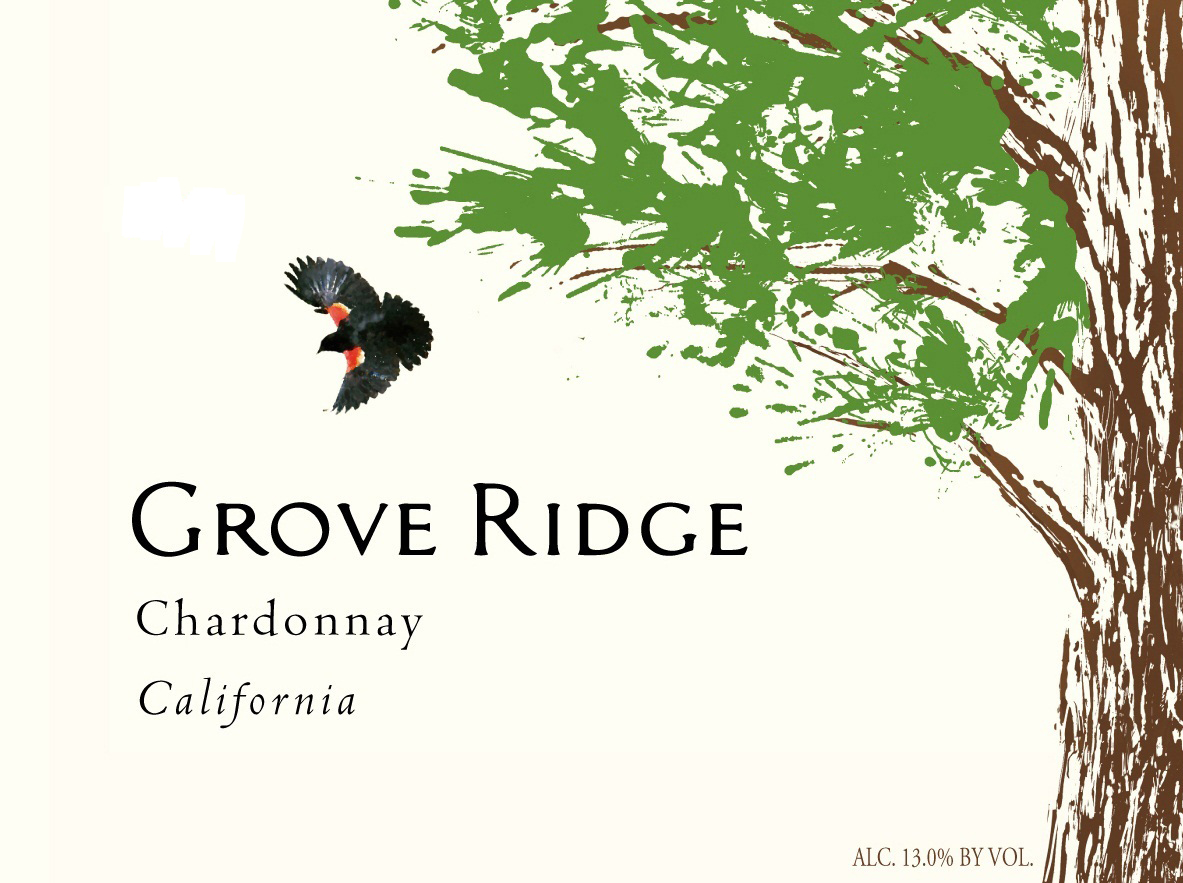 Grove Ridge - Chardonnay label