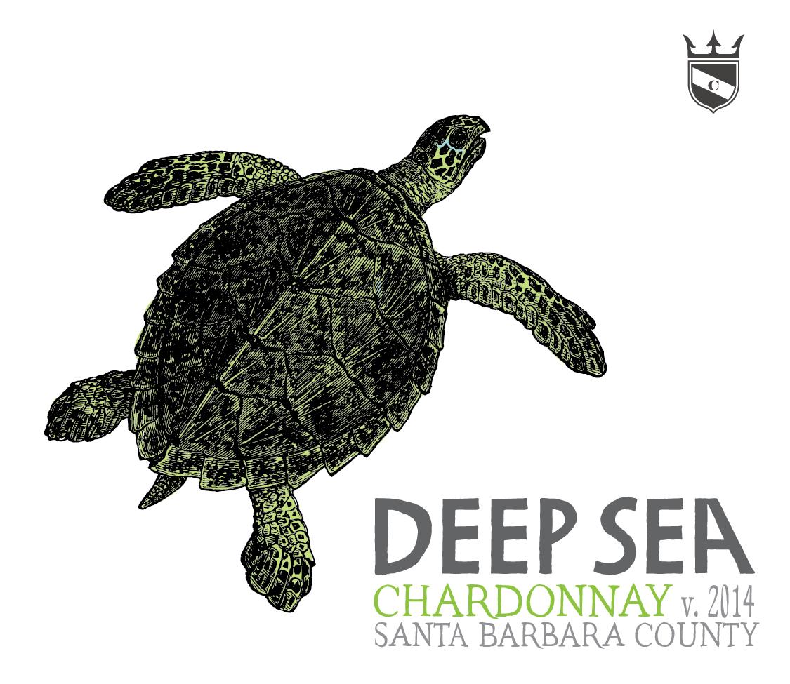 Deep Sea - Chardonnay label