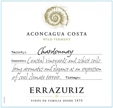 Errazuriz - Wild Ferment - Chardonnay label