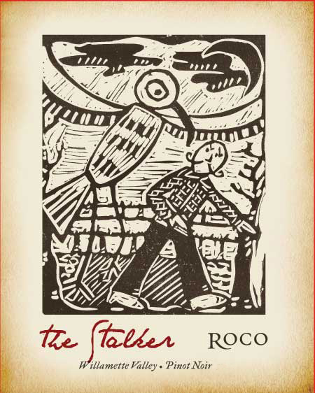 Roco Wine - The Stalker - Pinot Noir label