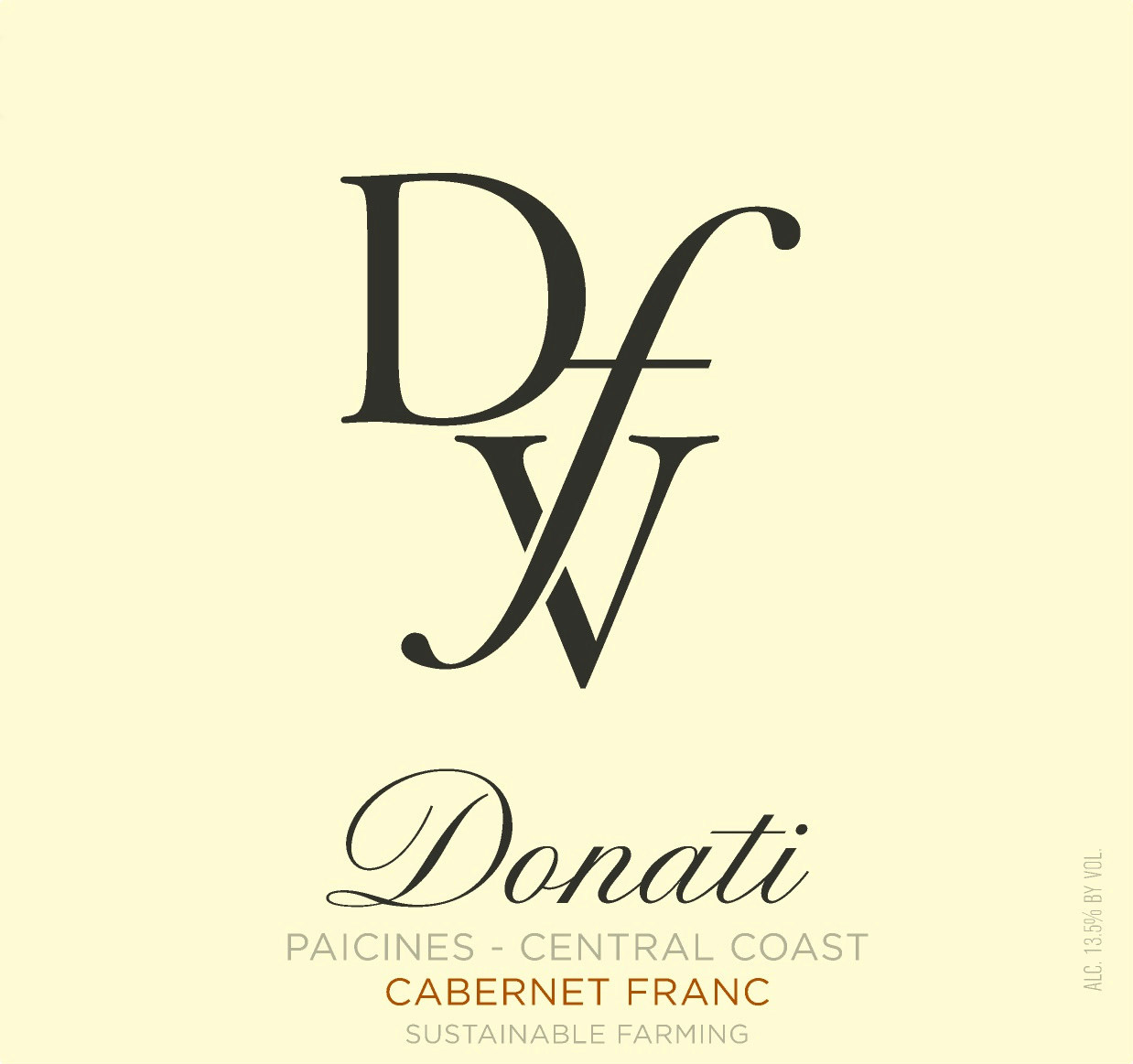 Donati Family - Cabernet Franc label