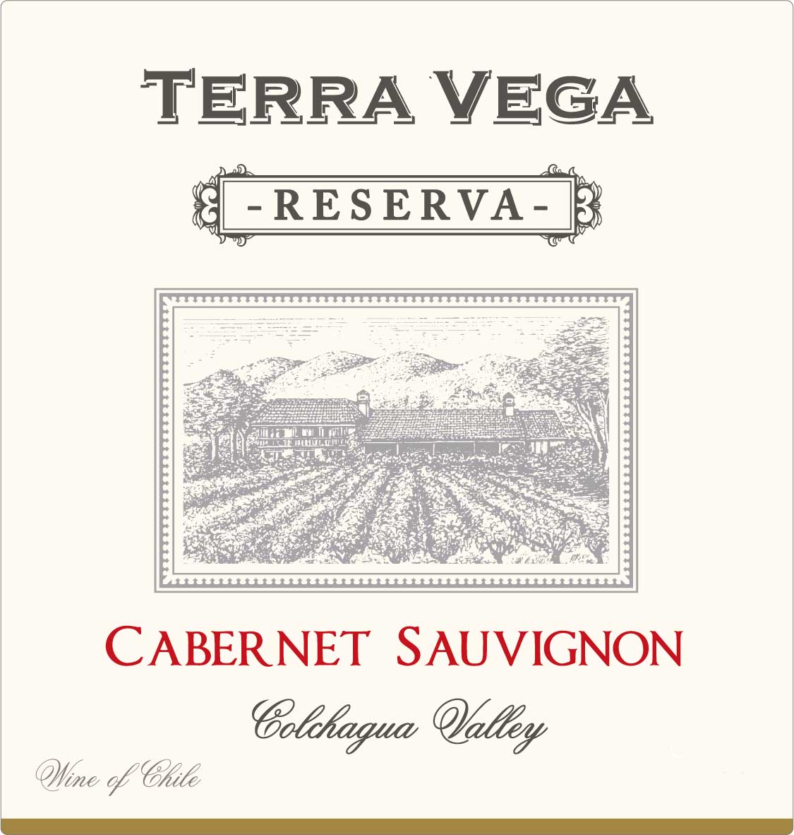 Terra Vega - Cabernet Sauvignon - Reserva label