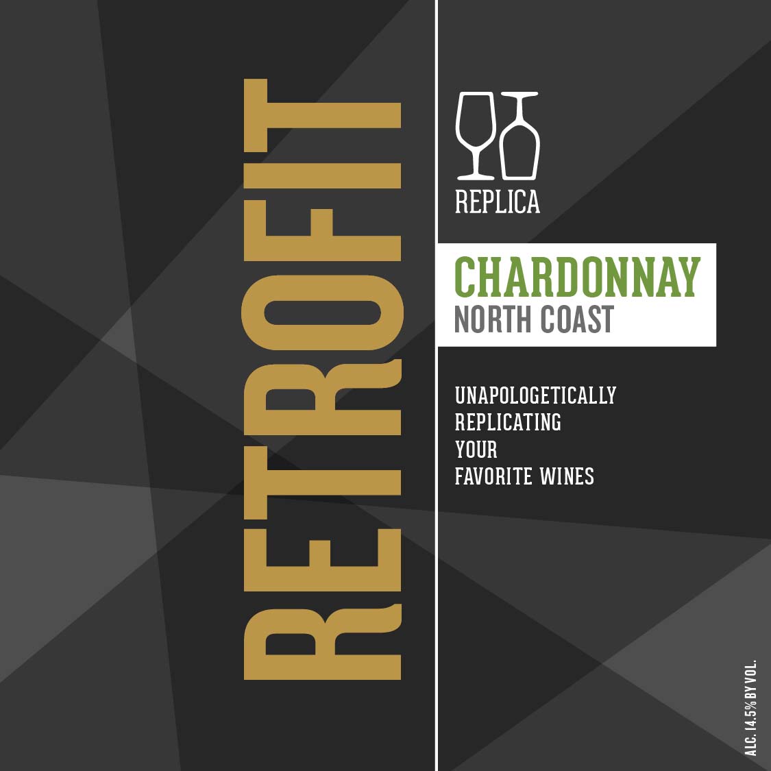 Replica - Chardonnay - Retrofit North Coast label