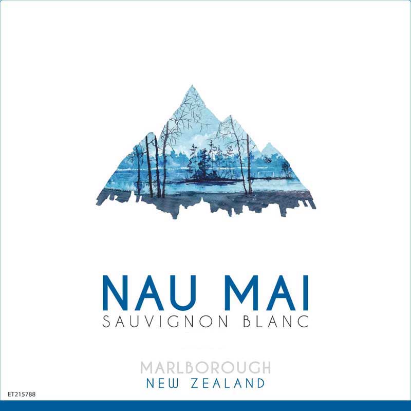Nau Mai - Sauvignon Blanc label