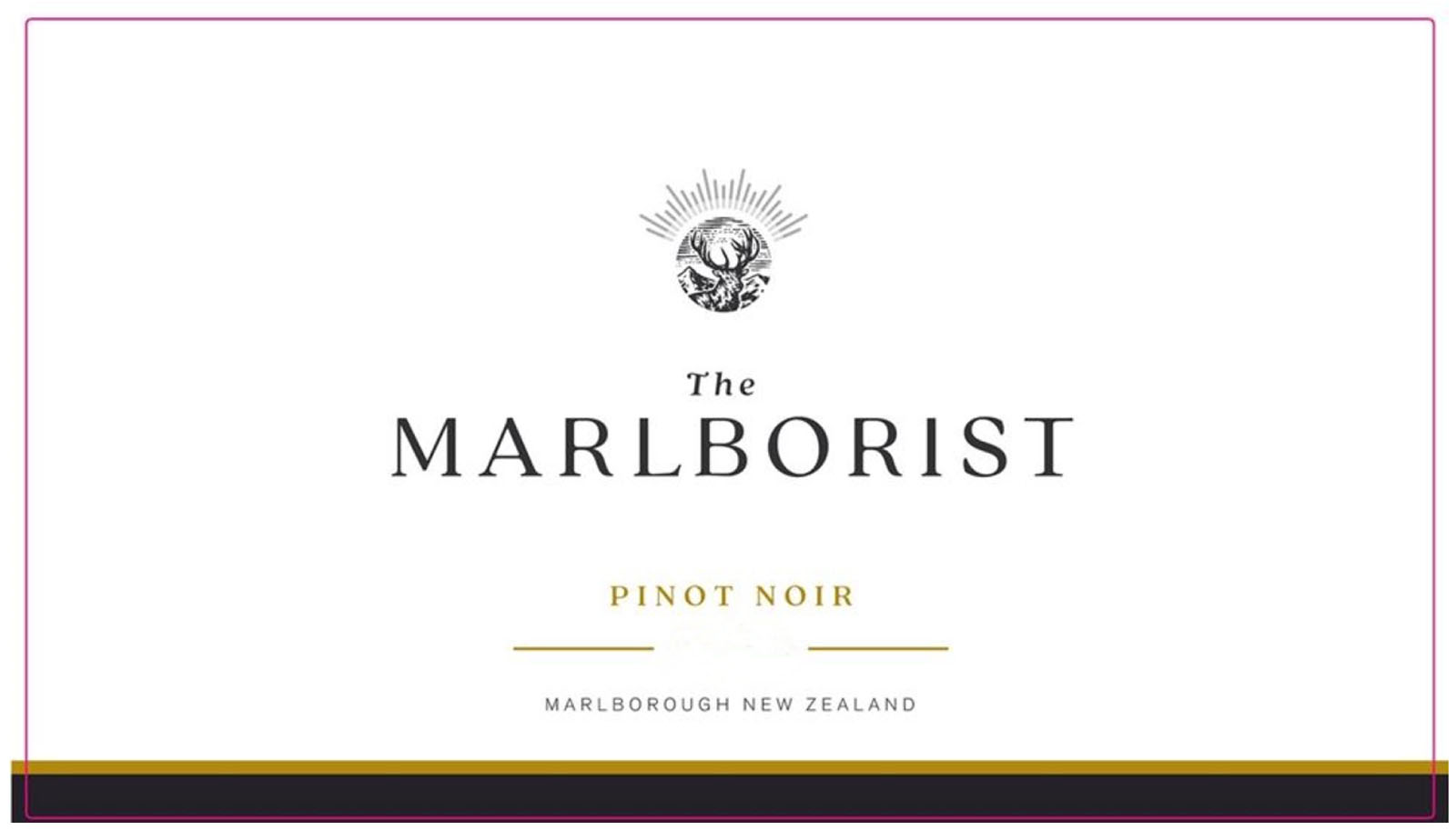 The Marlborist - Pinot Noir label