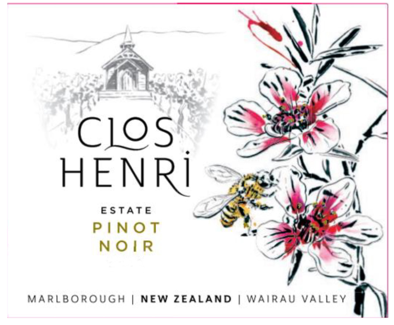 Clos Henri - Estate Pinot Noir label