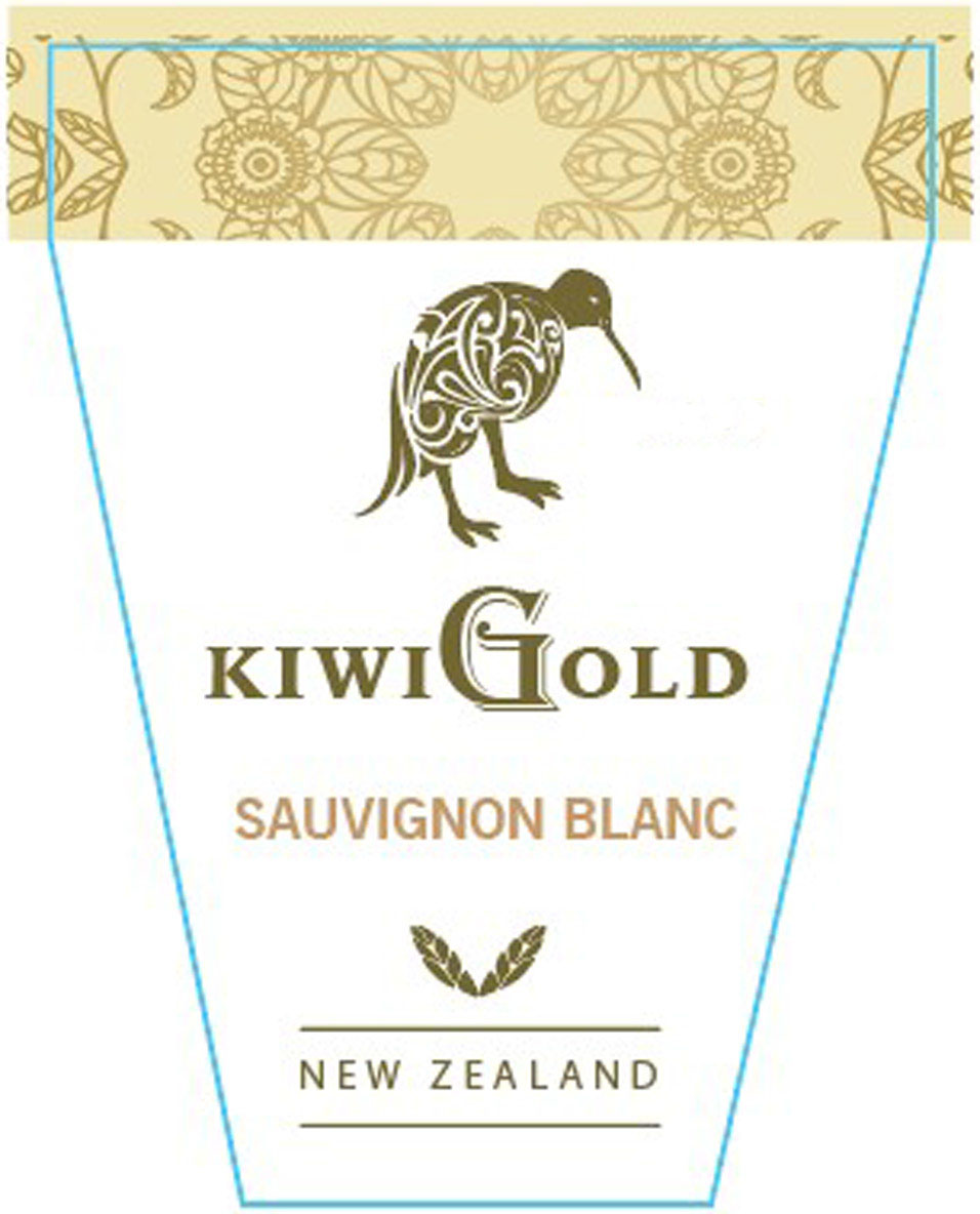 Kiwi Gold - Sauvignon Blanc label