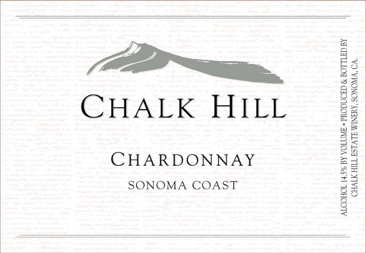 Chalk Hill - Chardonnay label