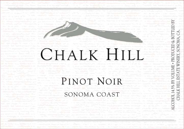 Chalk Hill - Pinot Noir label