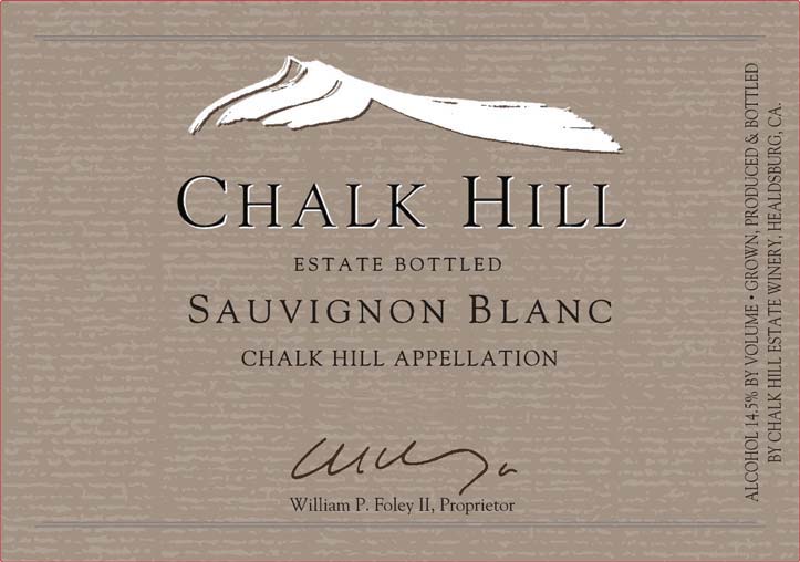 Chalk Hill - Estate Sauvignon Blanc label