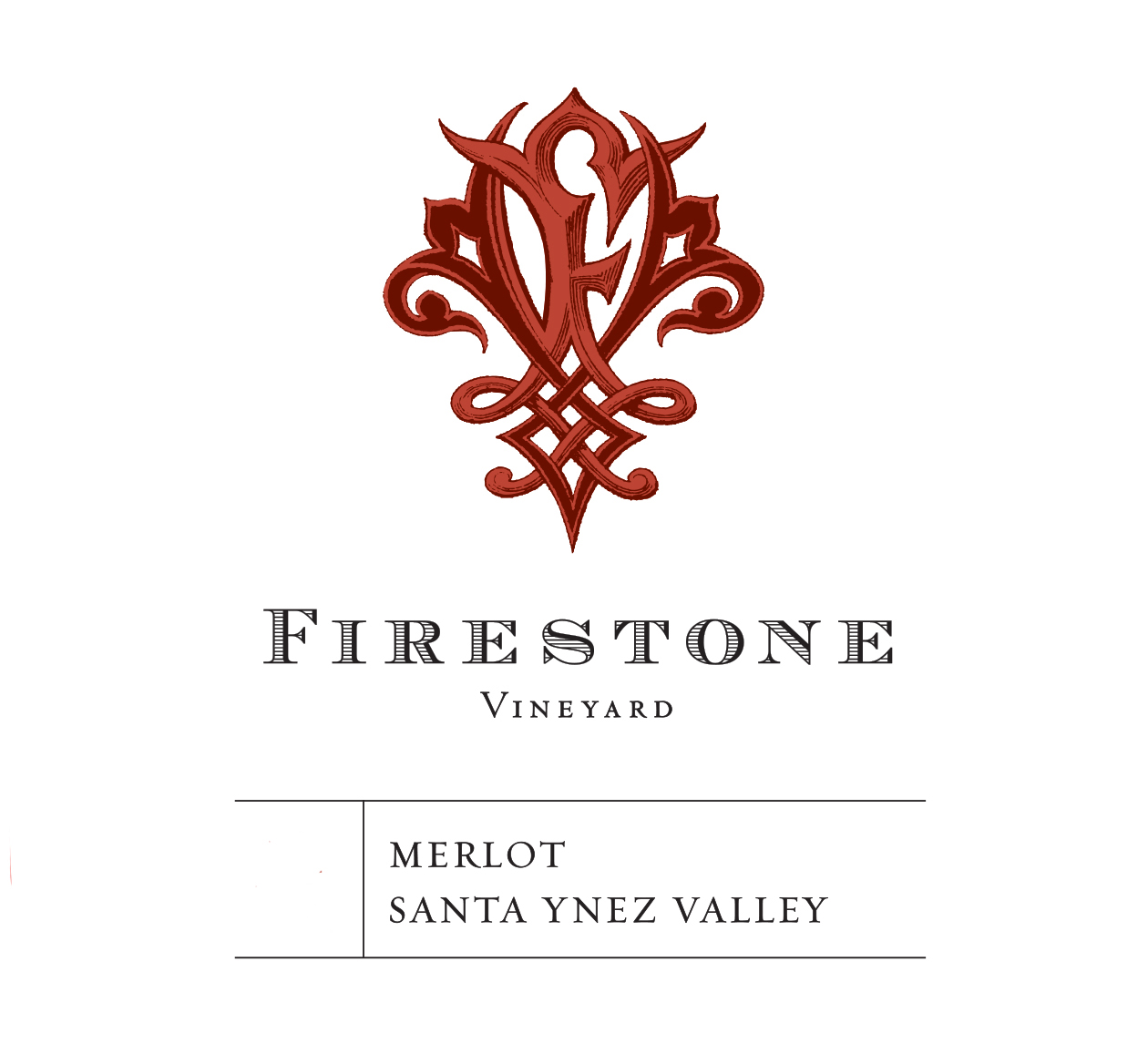 Firestone - Santa Ynez Valley- Merlot label