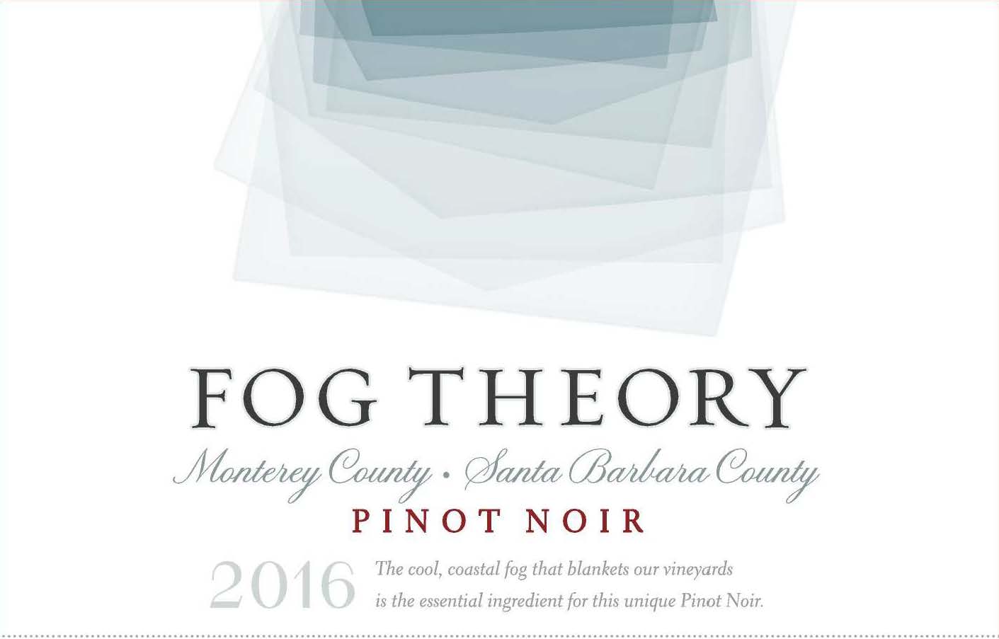 Fog Theory - Pinot Noir label