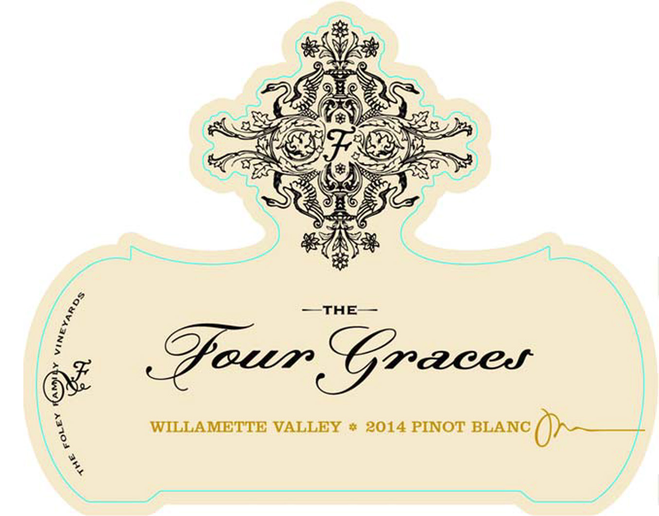 Four Graces - Pinot Blanc label