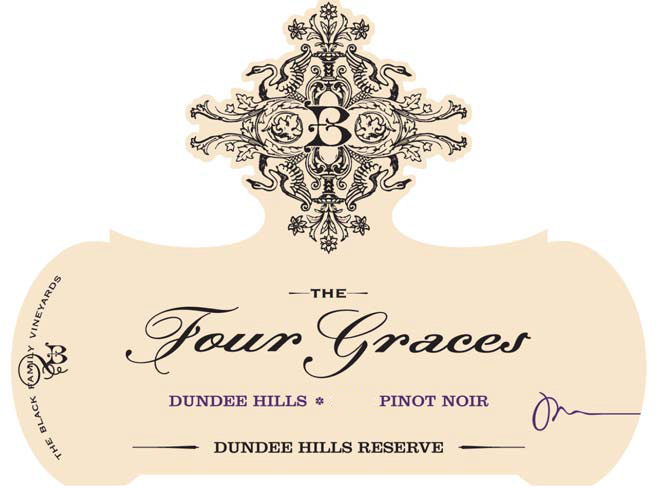 Four Graces - Dundee Hills Reserve - Pinot Noir label