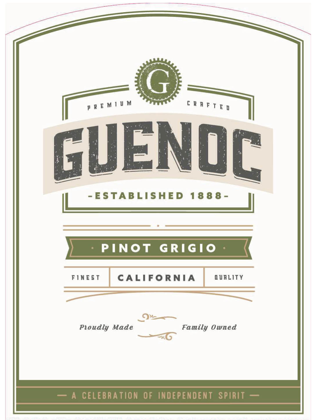 Guenoc - California - Pinot Grigio label