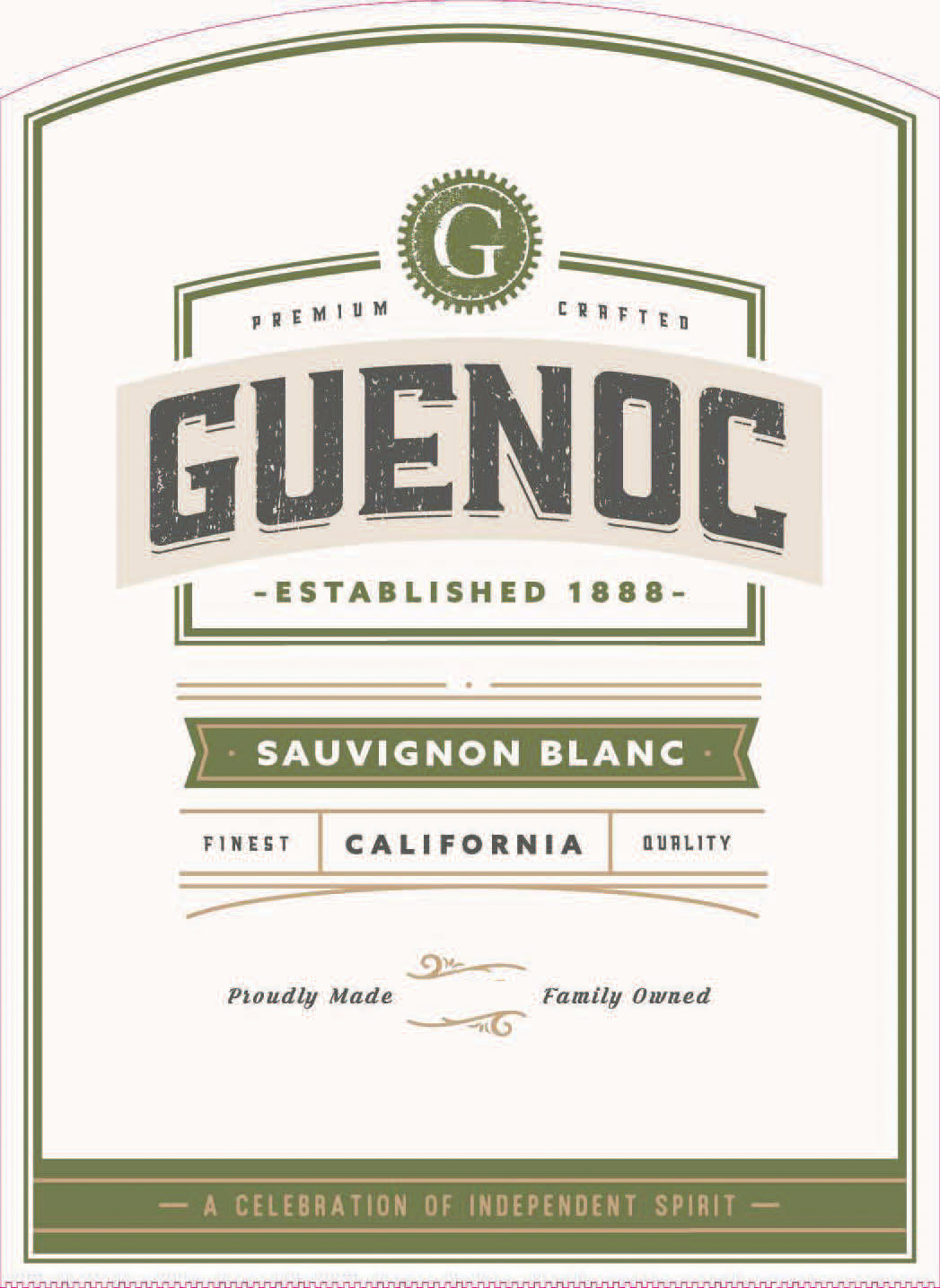 Guenoc - California - Sauvignon Blanc label