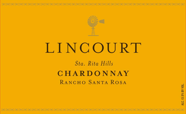 Lincourt - Rancho Santa Rosa - Chardonnay label