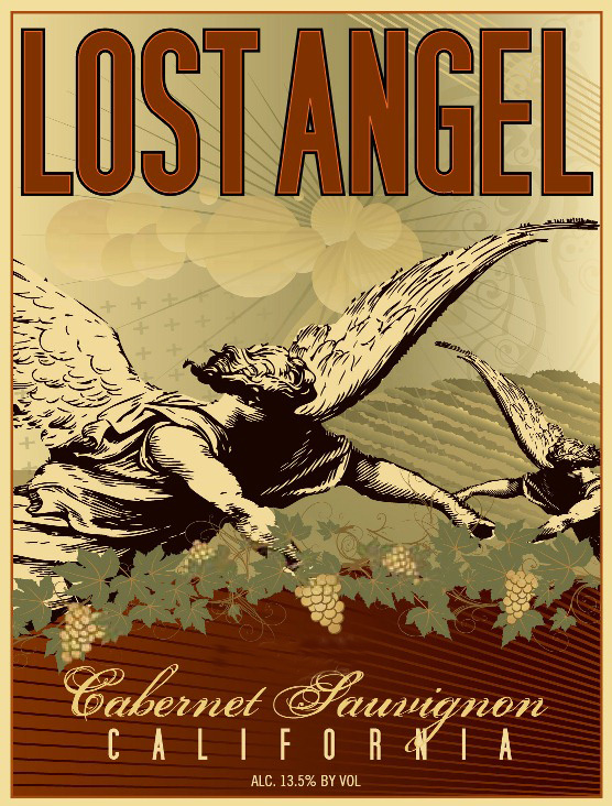 Lost Angel - Cabernet Sauvignon label