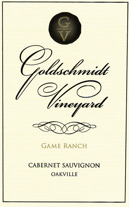 Goldschmidt Vineyard - Cabernet Sauvignon Oakville - Game Ranch label