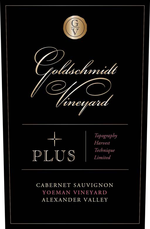 Goldschmidt Vineyard - Cabernet Sauvignon - Yoeman Plus label