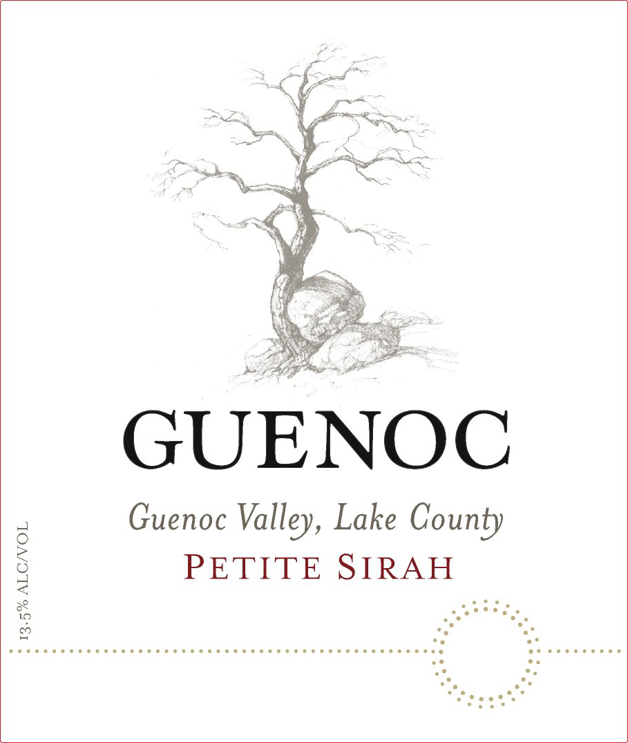 Guenoc - Lake County - Petite Sirah label