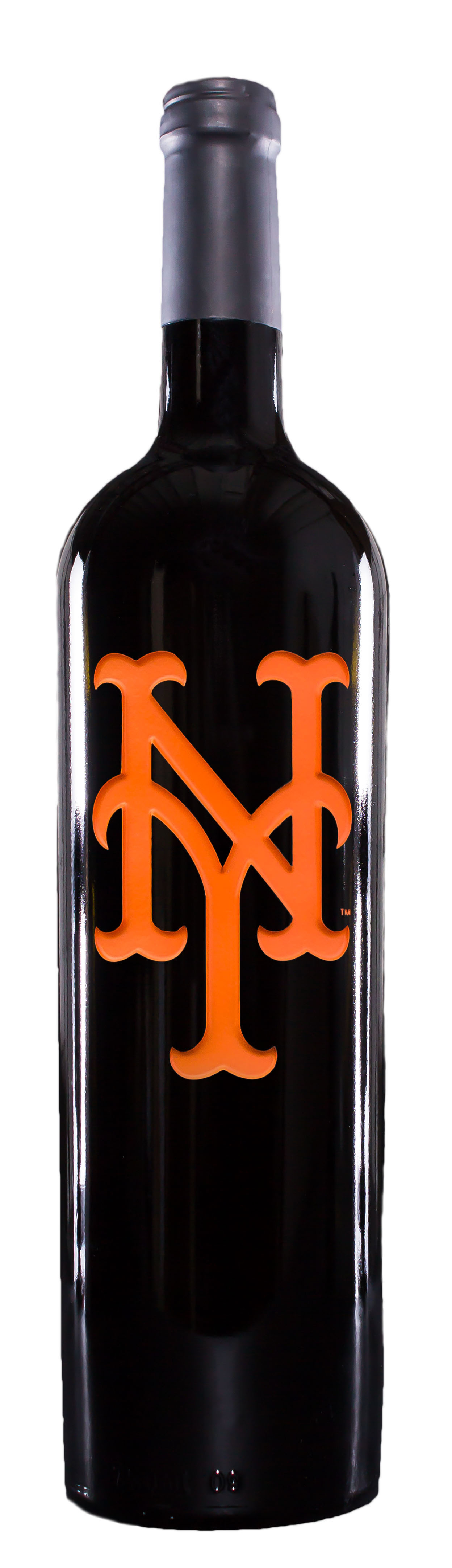 MLB Club Series - New York Mets - Etched Bottle Red Blend label