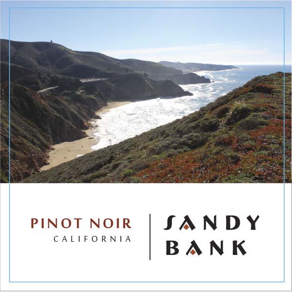 Sandy Bank - Pinot Noir label
