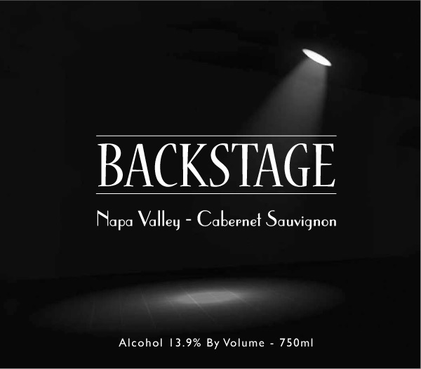 Backstage - Cabernet Sauvignon - Napa Valley label