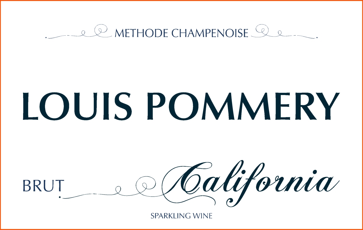 Louis Pommery Brut - California label