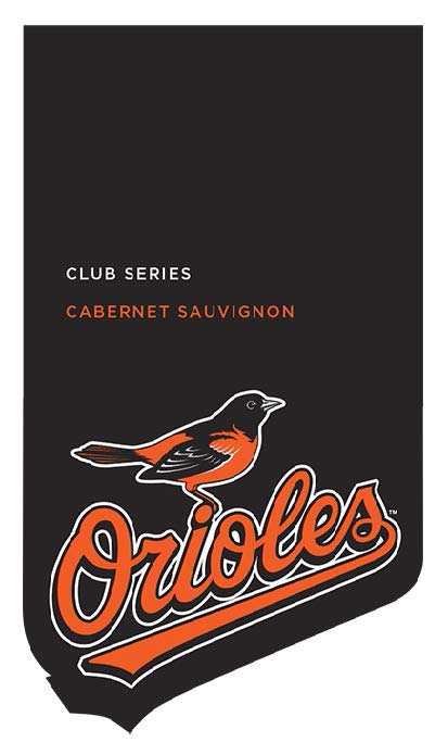 MLB Club Series- Baltimore Orioles - Cabernet Sauvignon label