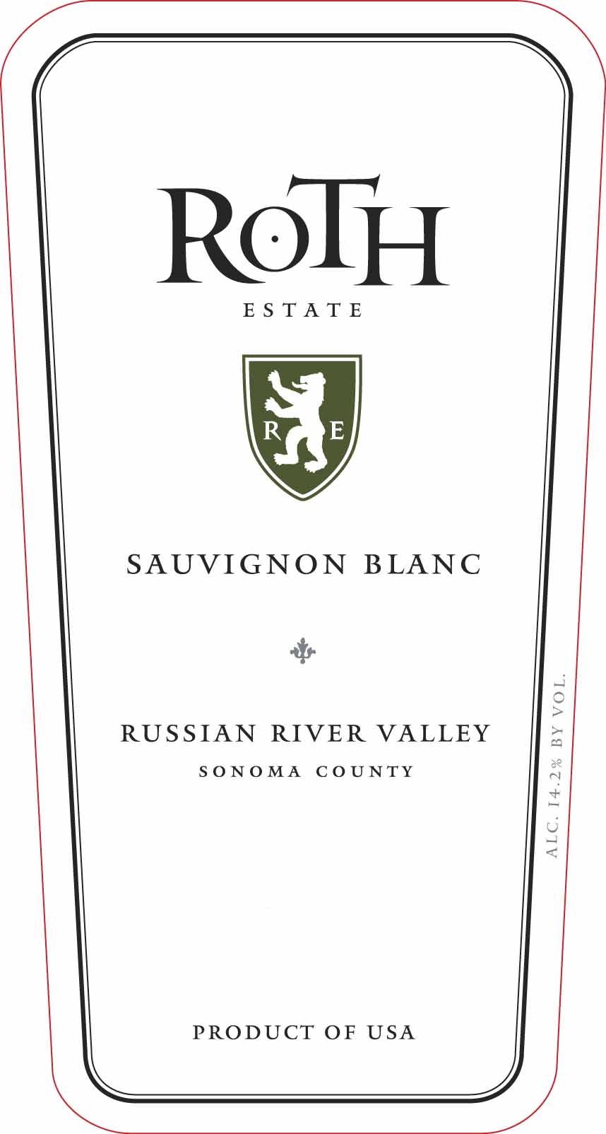 Roth Estate - Sauvignon Blanc Russian River label