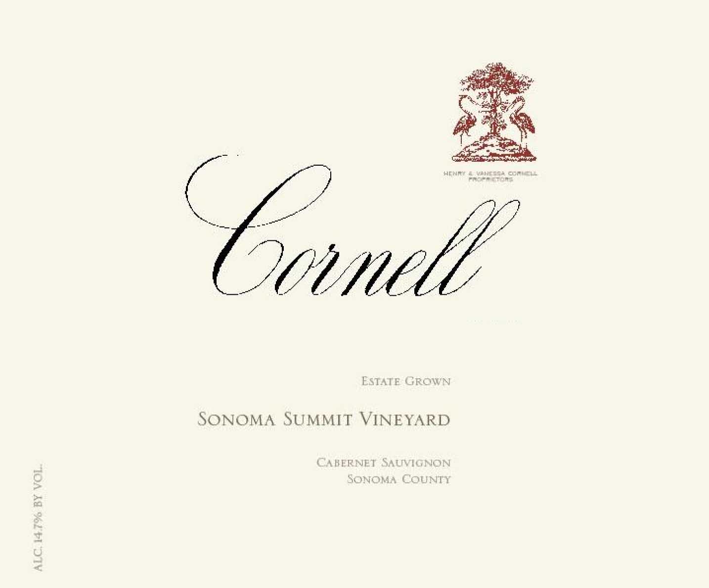 Cornell - Cabernet Sauvignon - Estate Grown label