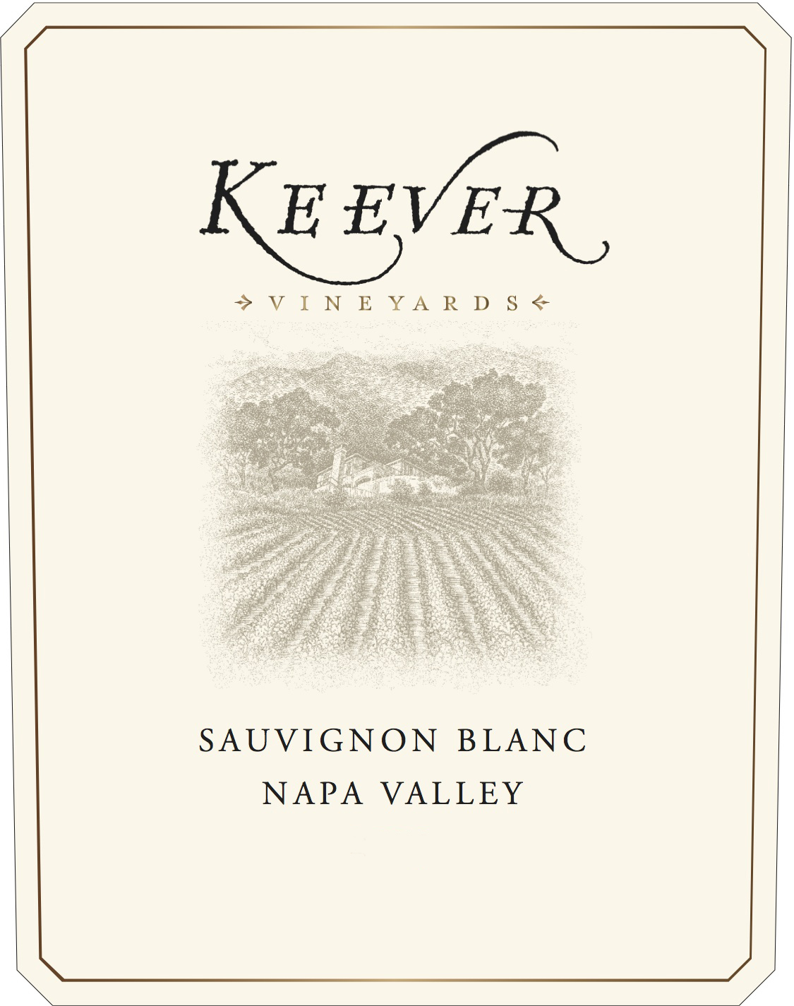 Keever Vineyards - Sauvignon Blanc label