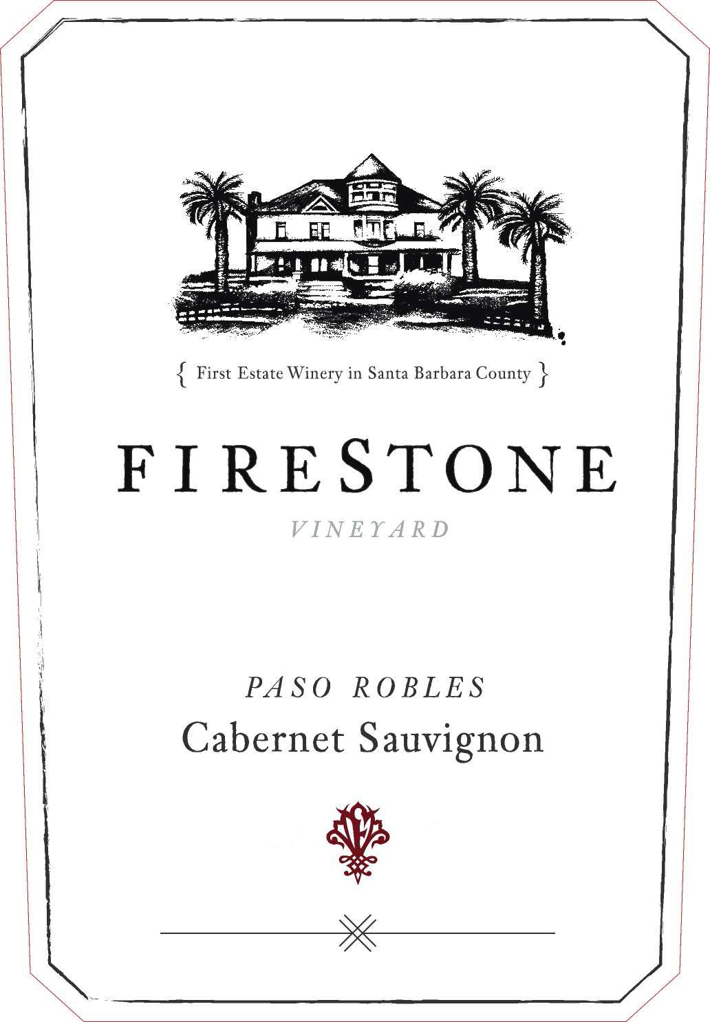 Firestone - Cabernet Sauvignon label