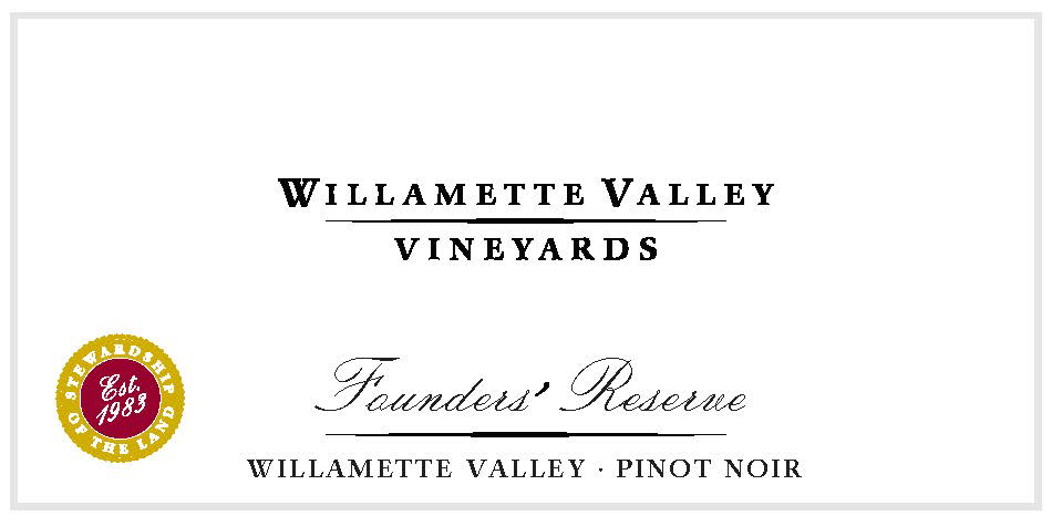 Willamette Valley Vineyards - Pinot Noir - Founders' Reserve label