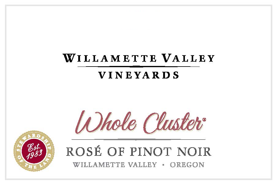 Willamette Valley Vineyards - Whole Cluster - Rose label
