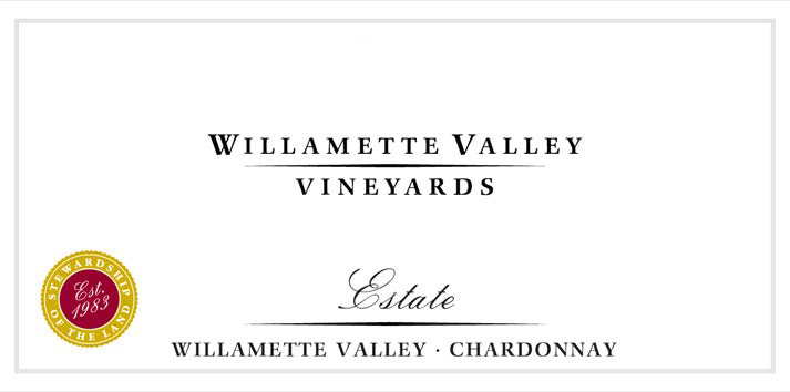 Willamette Valley Vineyards - Estate Chardonnay label