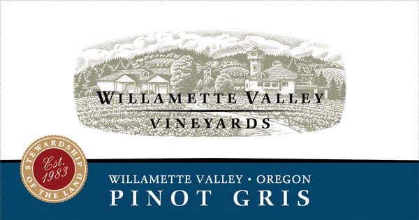 Willamette Valley Vineyards - Pinot Gris label