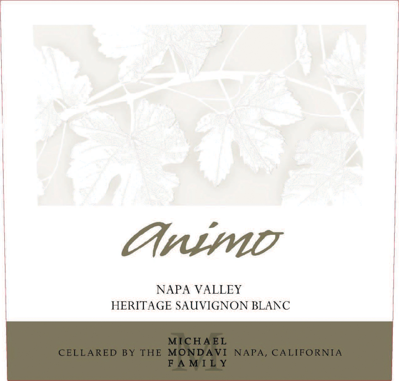 Animo - Heritage Sauvignon Blanc label
