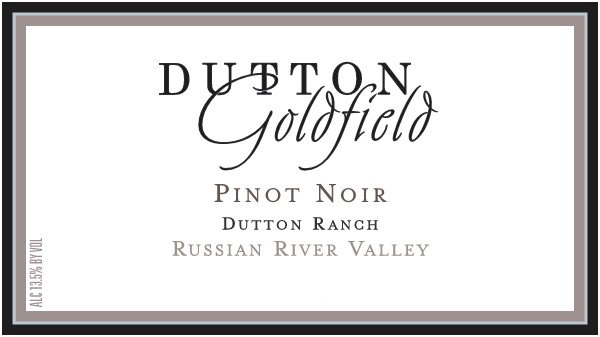 Dutton Goldfield - Dutton Ranch Pinot Noir label