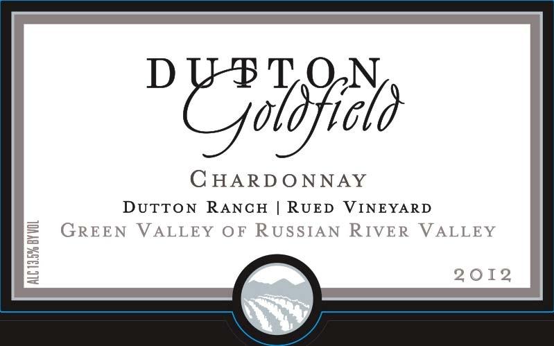 Dutton Goldfield - Rued Vineyard Chardonnay label