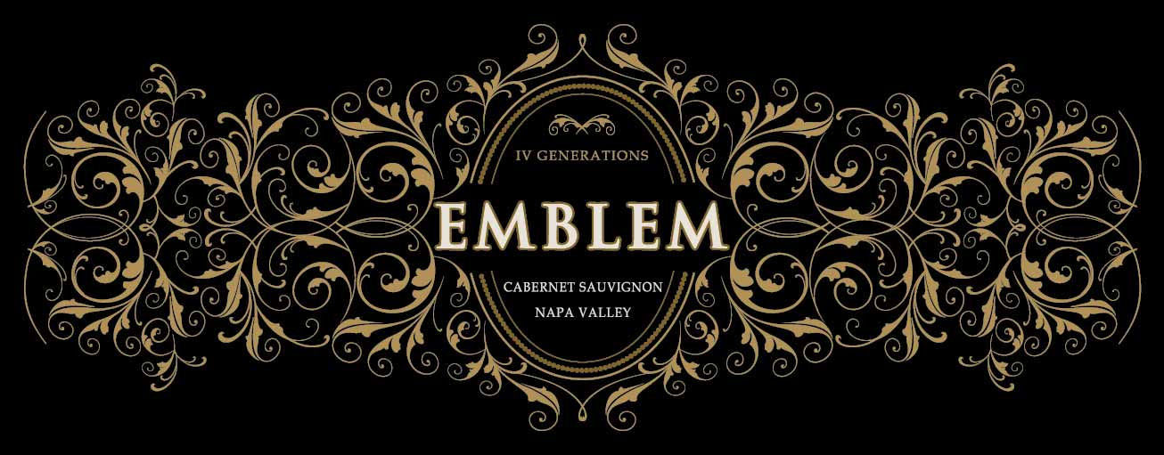 Emblem - Cabernet Sauvignon - Napa Valley label