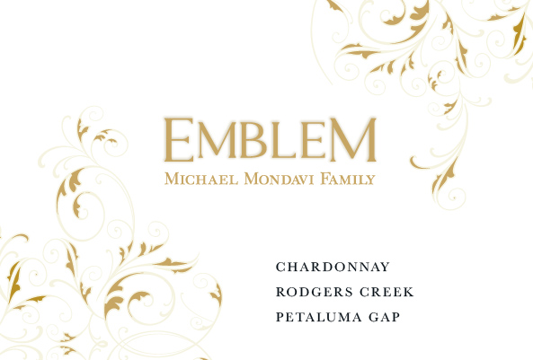 Emblem - Chardonnay Rodgers Creek Petaluma label